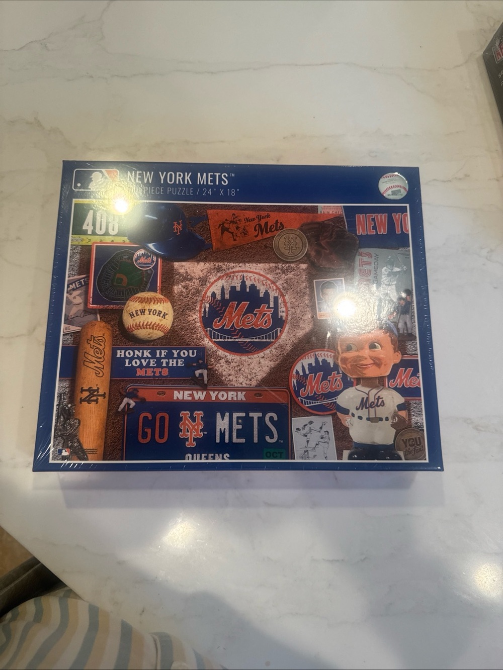 New York Mets Baseball 400-Piece Puzzle 24 x 18 Brand New Sealed